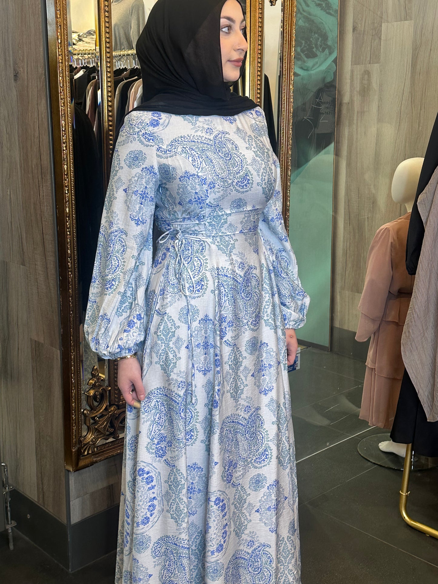Rana Print Dress