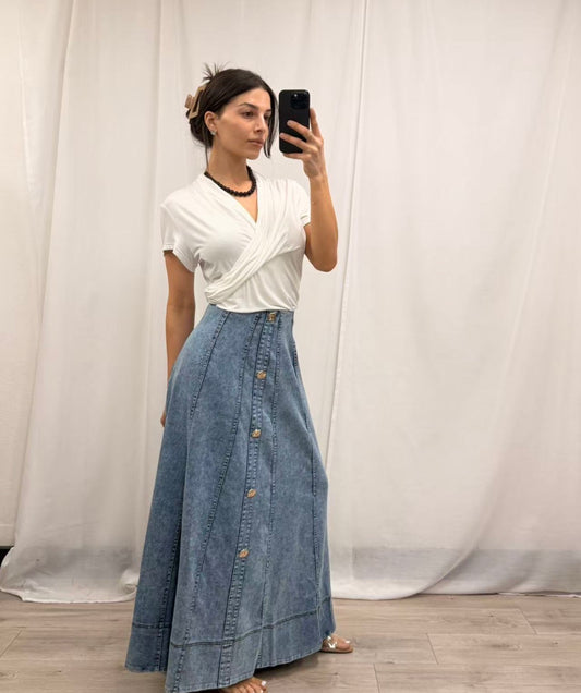 Ela Denim Skirt
