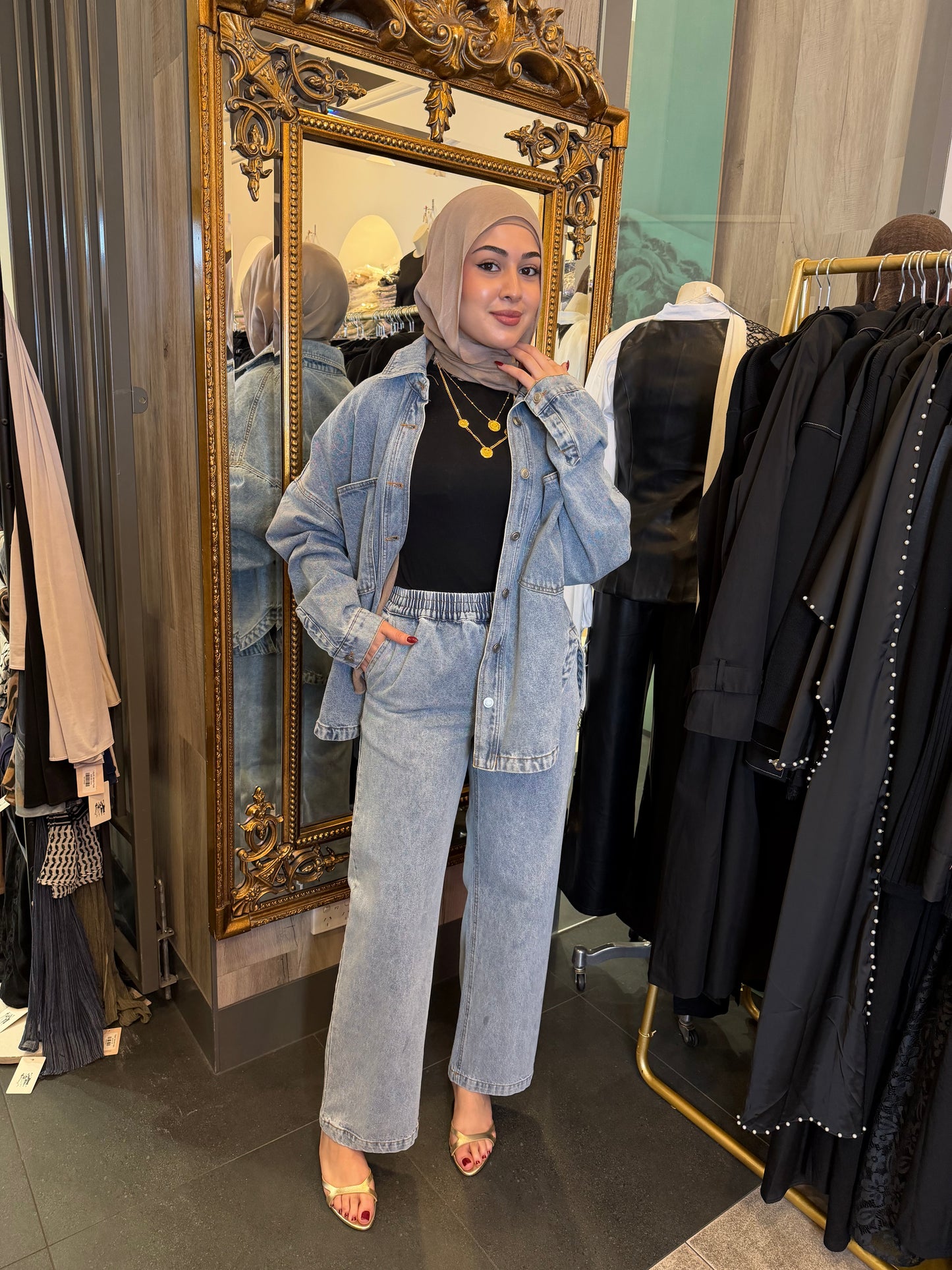 Boushra Denim Set