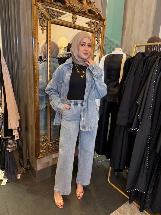 Boushra Denim Set