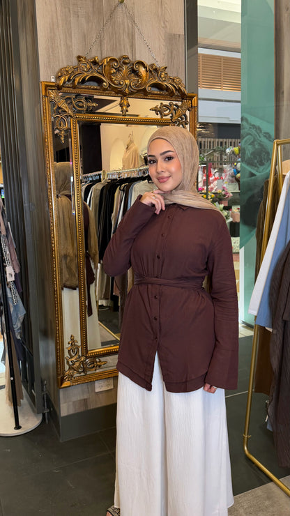 Layla Wrap Tie Shirt