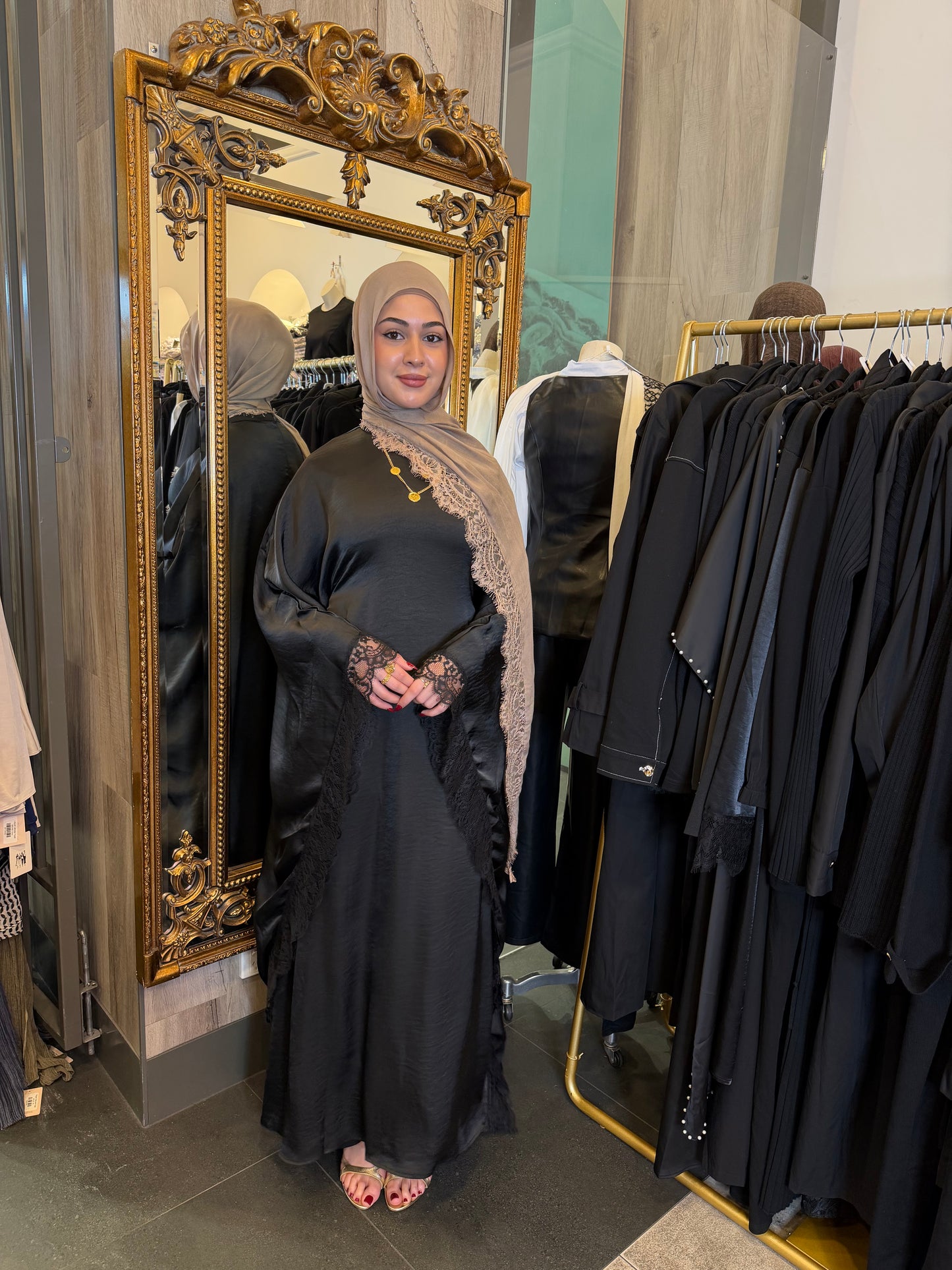Batool Butterfly Abaya