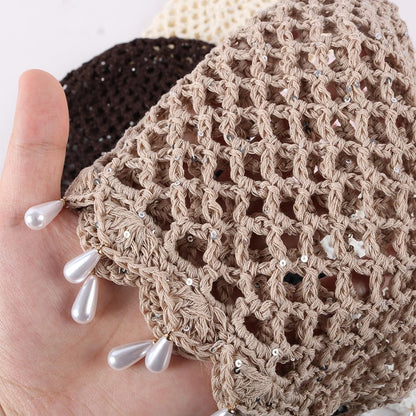 Teardrop Crochet Cap