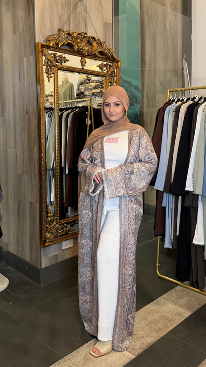 Long Pashmina Abaya