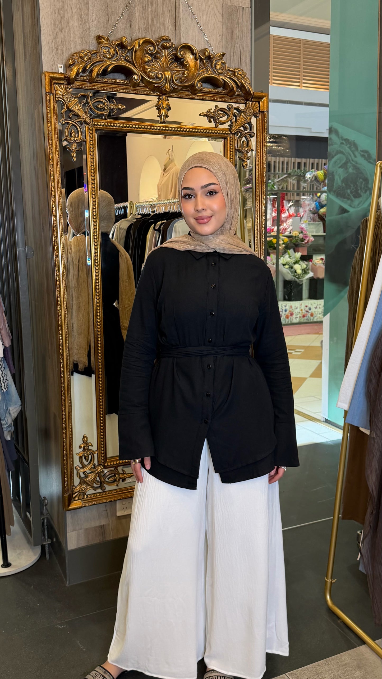 Layla Wrap Tie Shirt