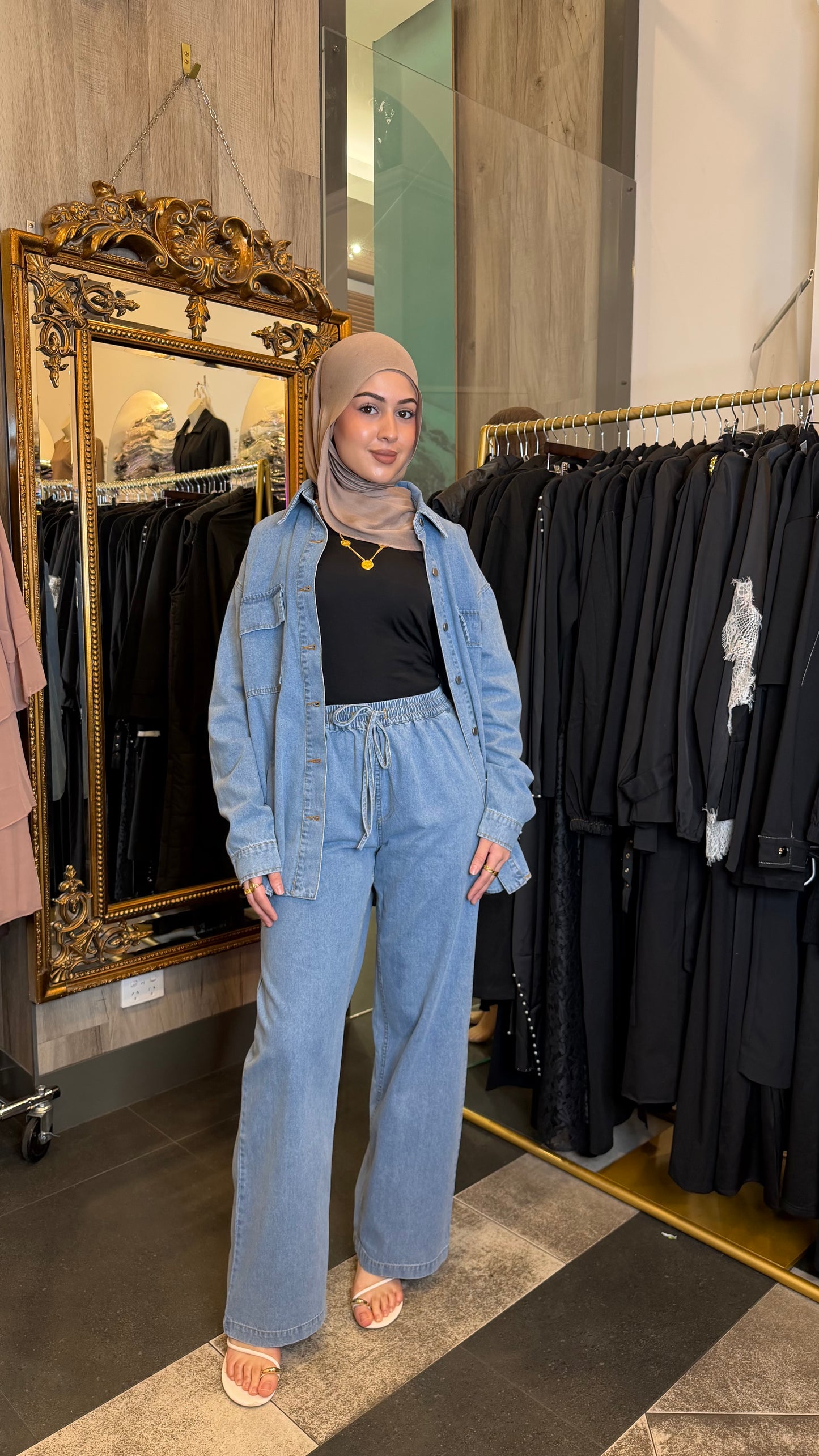 Harper Denim Set
