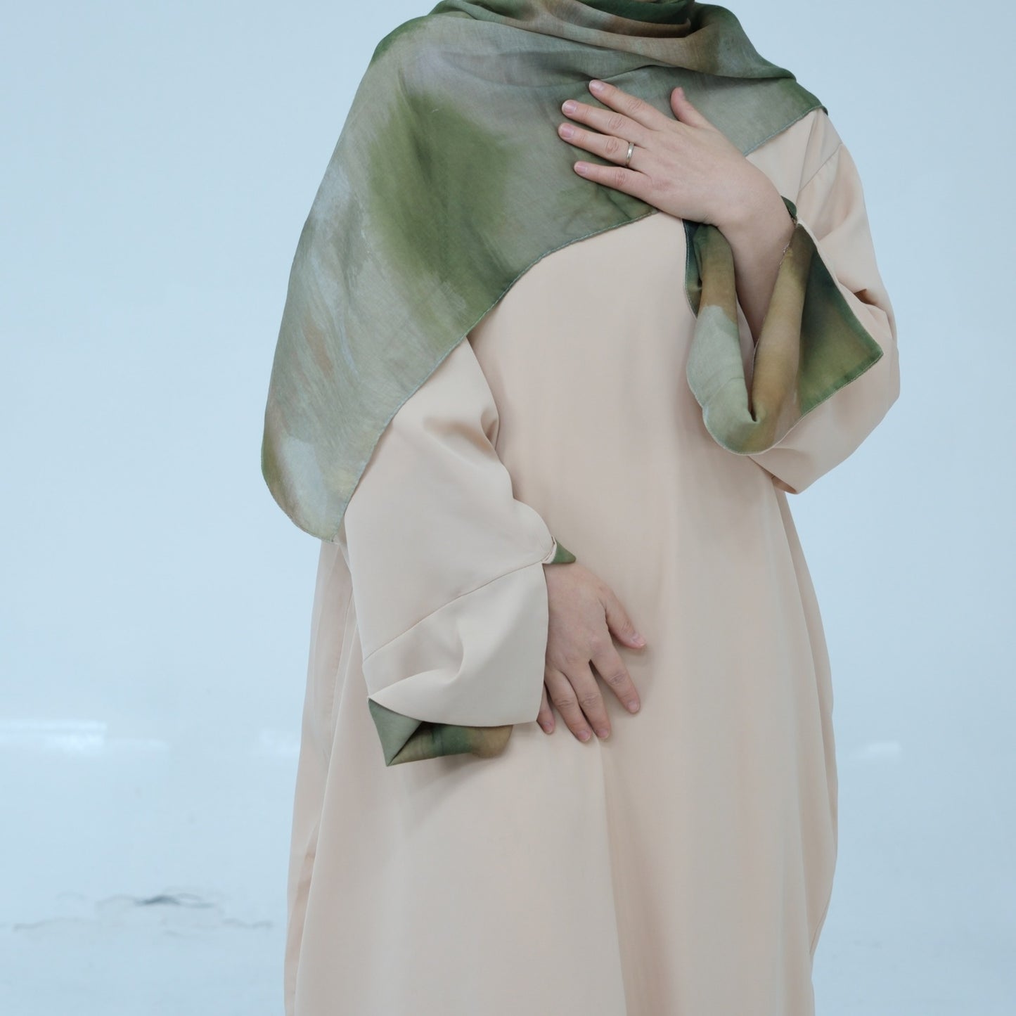 Abaya with hijab Set-Green