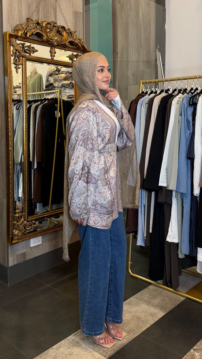 Short Pashmina Abaya