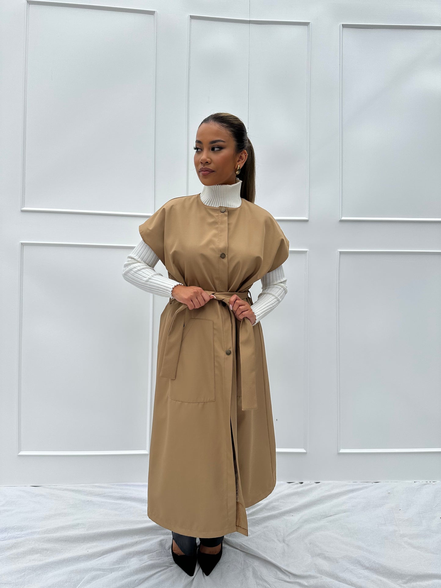 Maysa Trench Coat (Caramel)