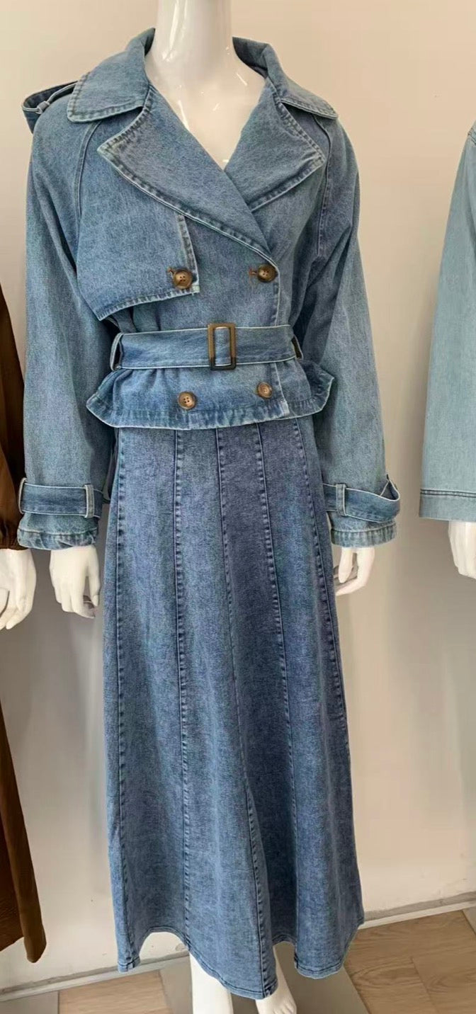 Sienna Denim Trench