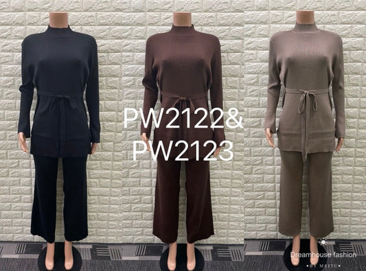 Amina Ribbed Knit Set
