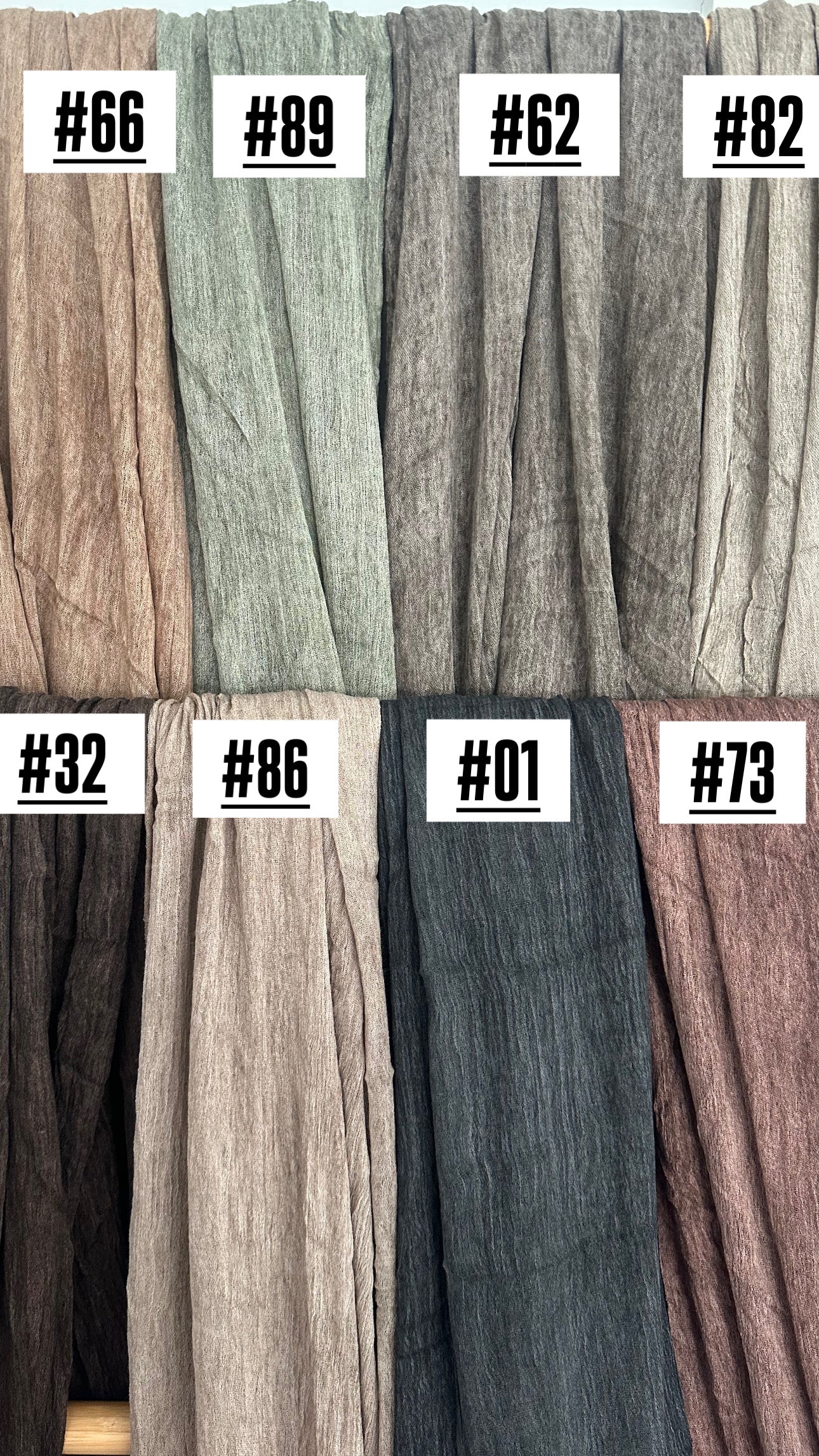 Rayon Hijab Frayed Edge