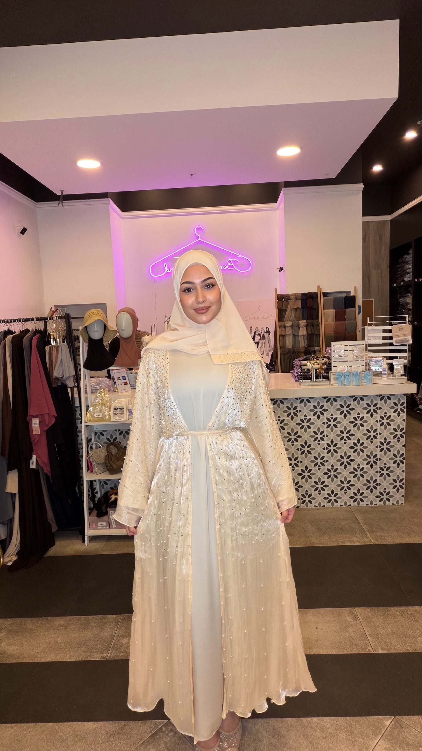 Banin Pearl Abaya