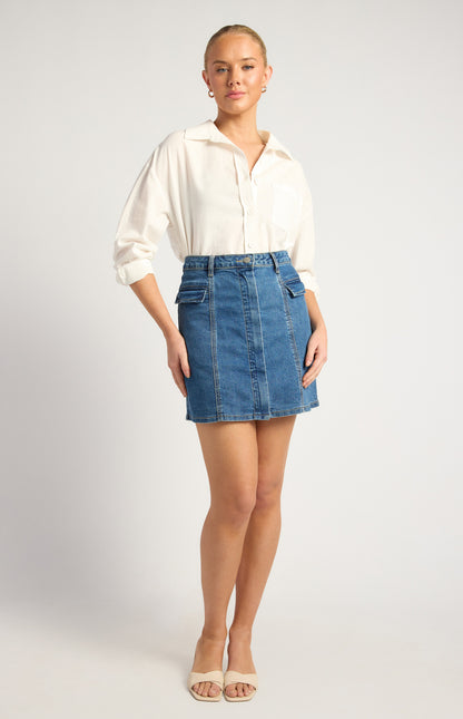 White Oversized Top