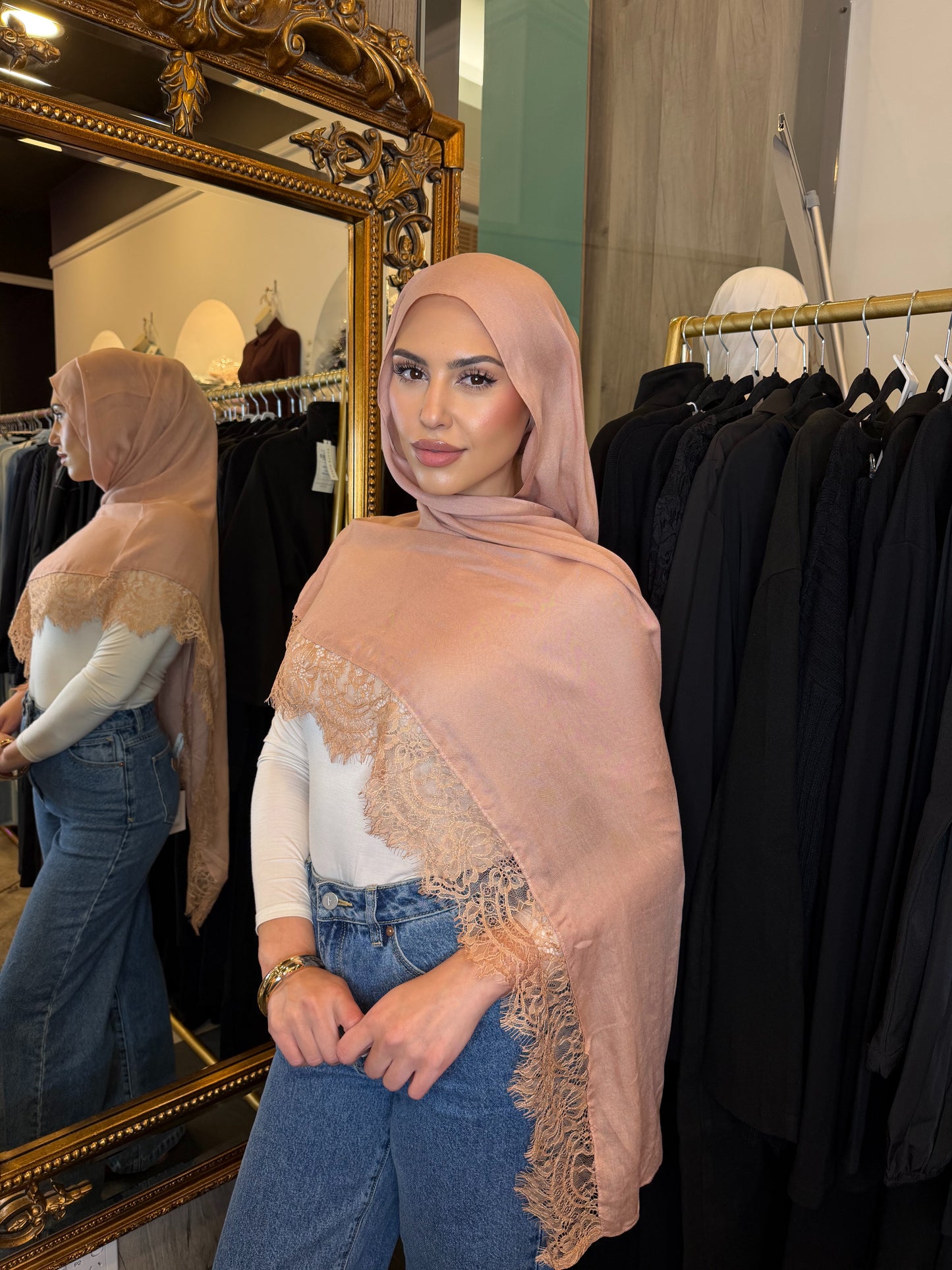 Lace Modal Hijab