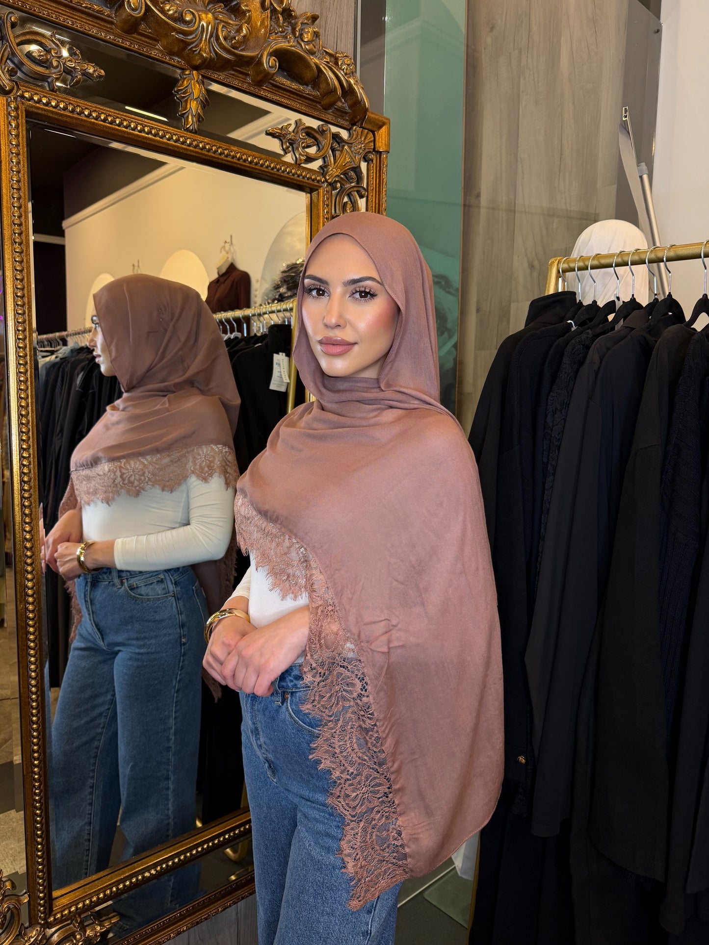 Lace Modal Hijab