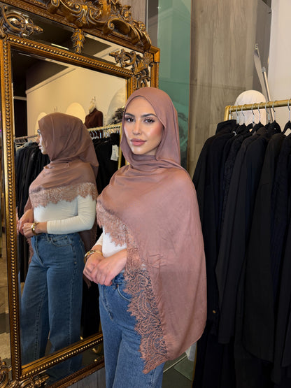 Lace Modal Hijab