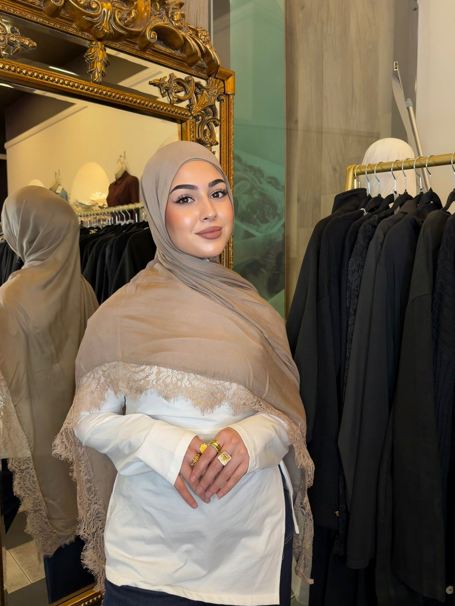 Lace Modal Hijab
