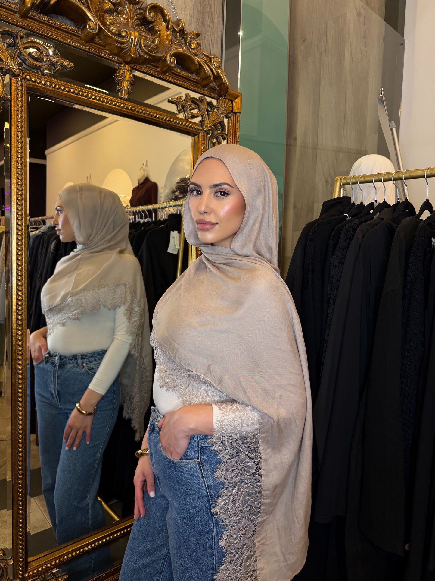 Lace Modal Hijab
