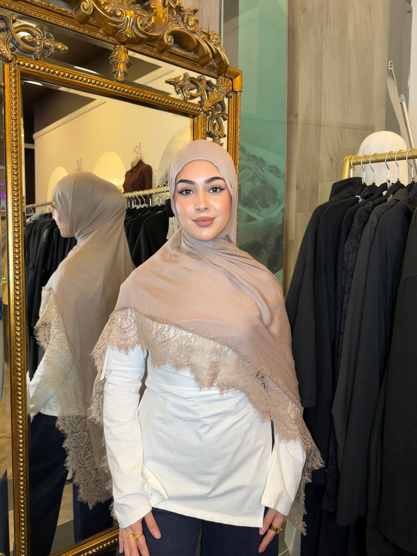 Lace Modal Hijab