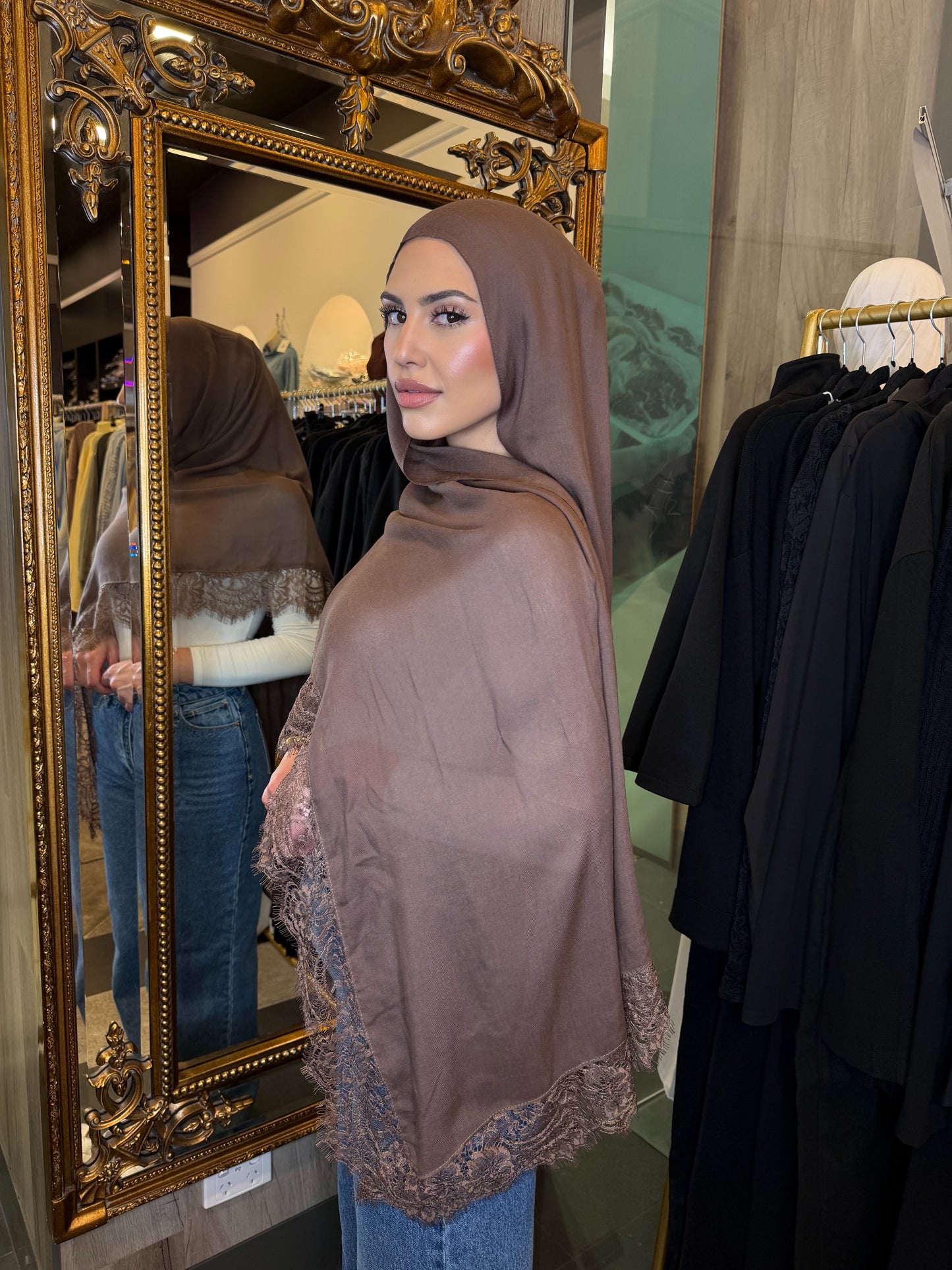 Lace Modal Hijab