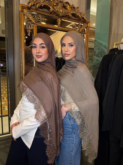 Lace Modal Hijab
