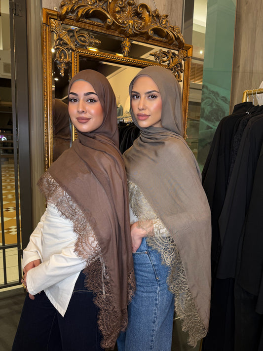 Lace Modal Hijab