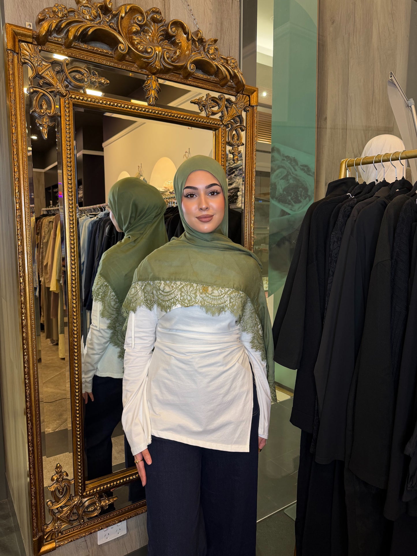 Lace Modal Hijab