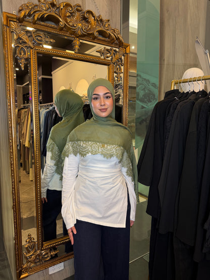 Lace Modal Hijab