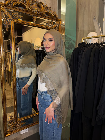 Lace Modal Hijab