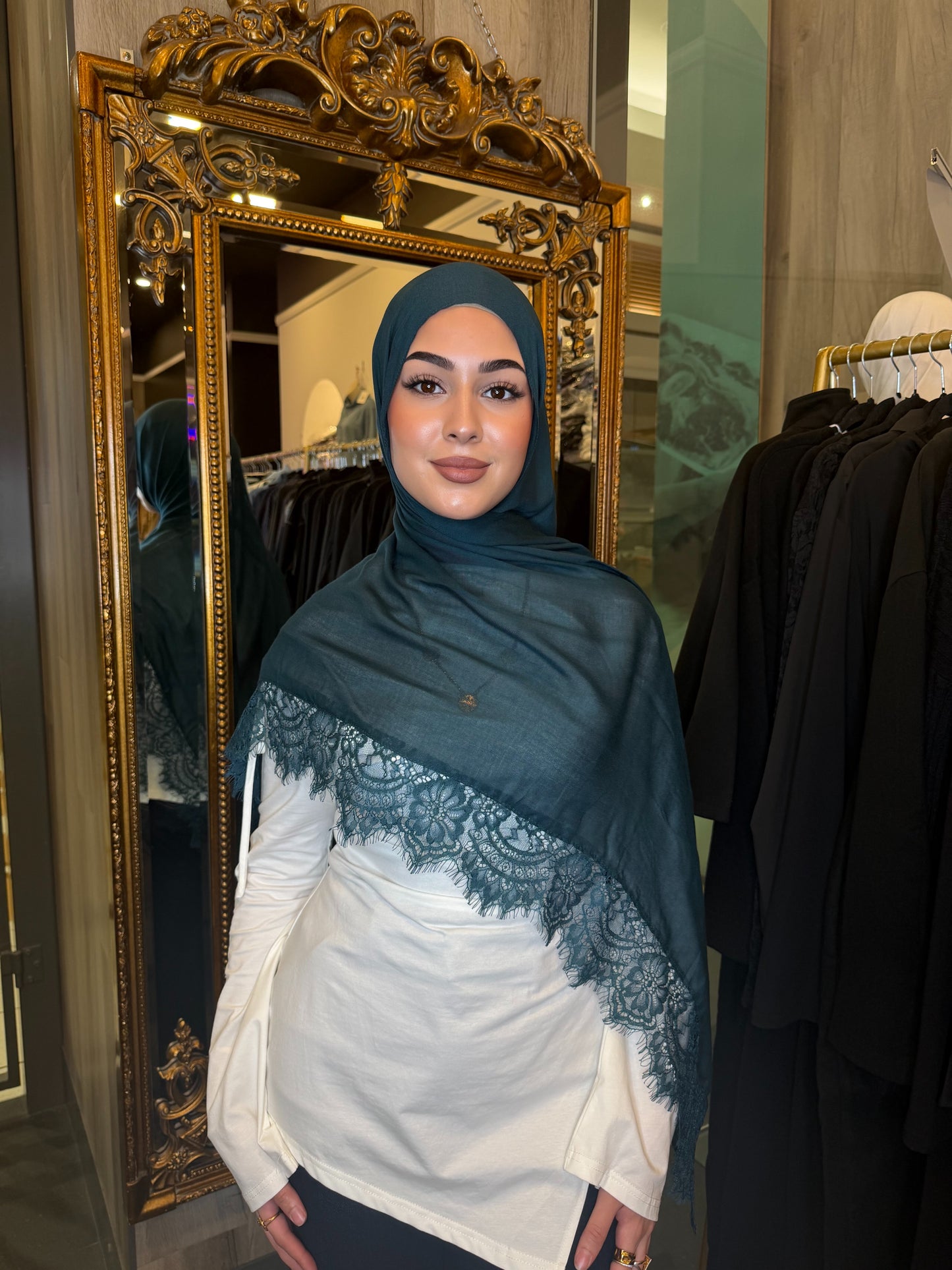 Lace Modal Hijab