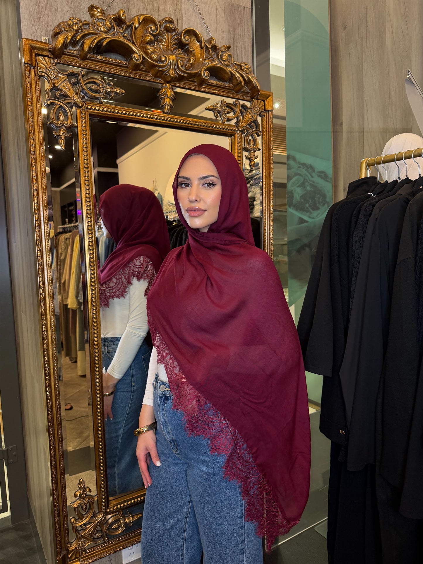 Lace Modal Hijab