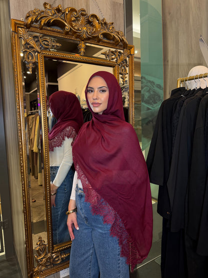 Lace Modal Hijab