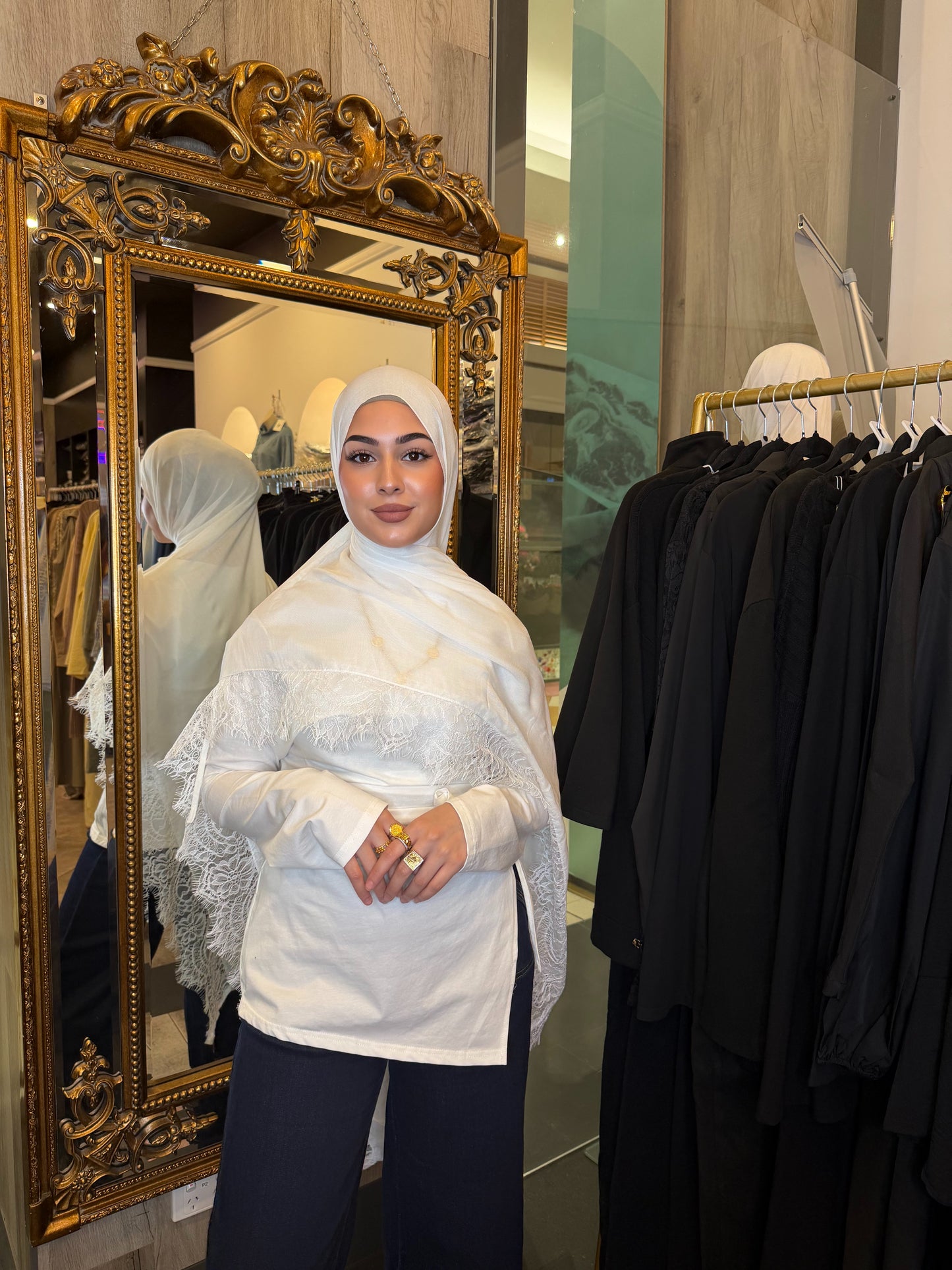 Lace Modal Hijab