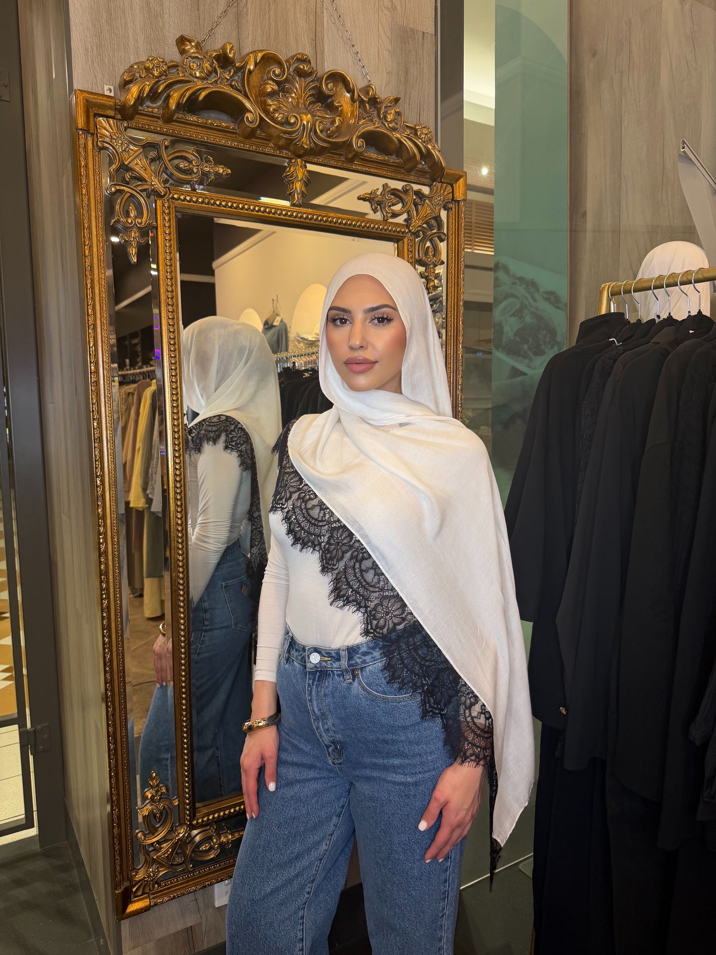 Lace Modal Hijab