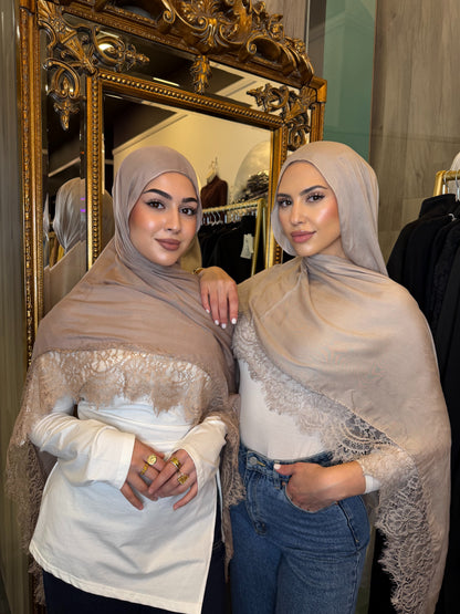 Lace Modal Hijab