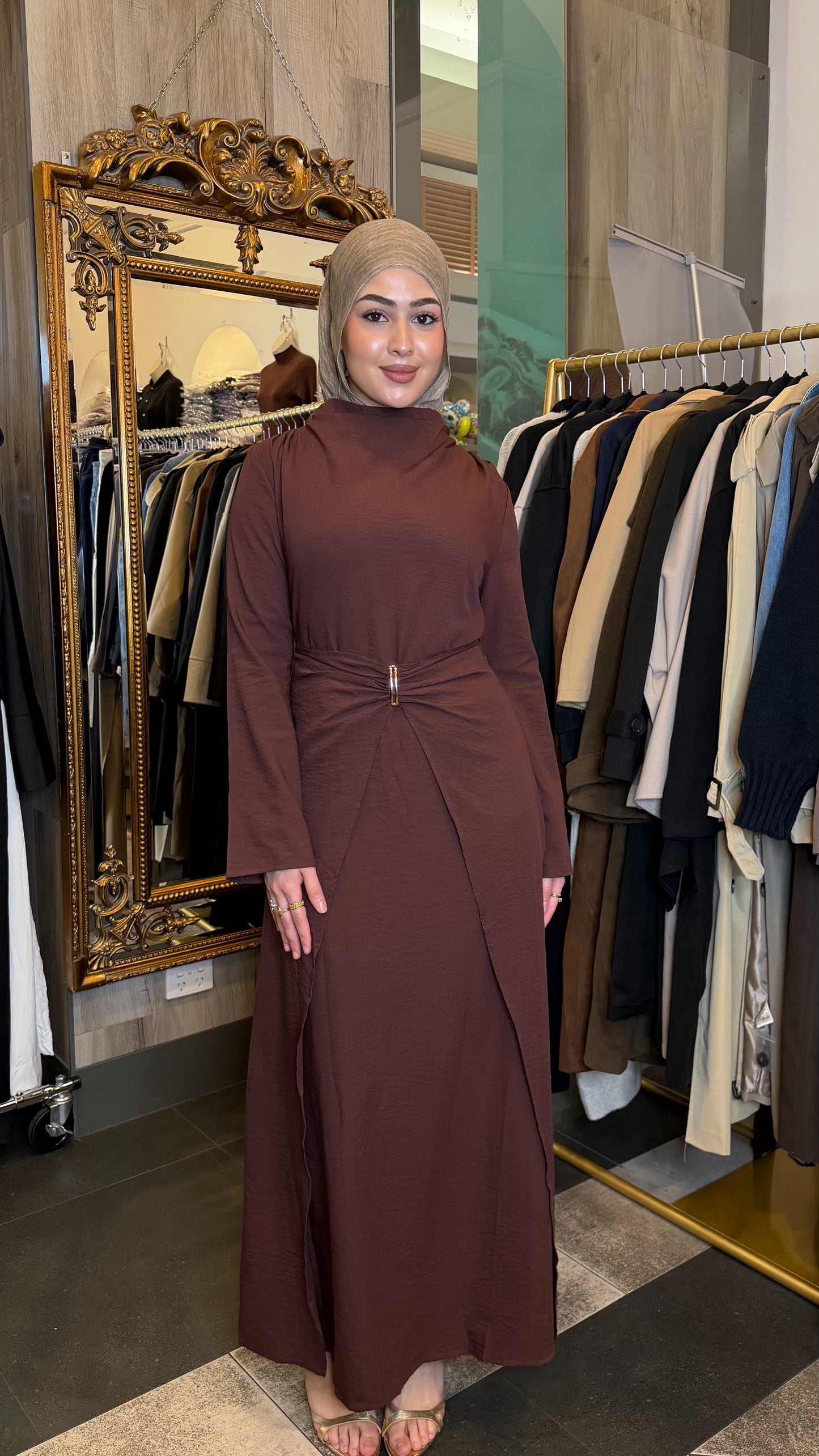 Mireya Drape Dress