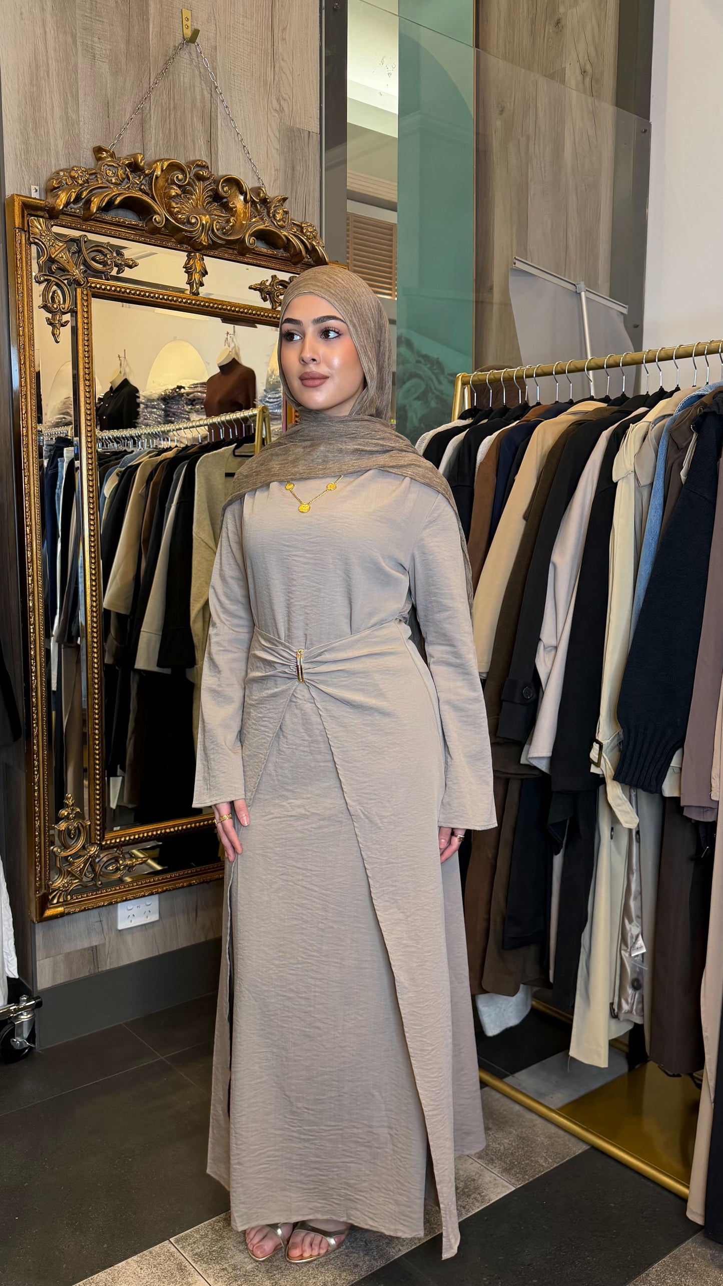 Mireya Drape Dress