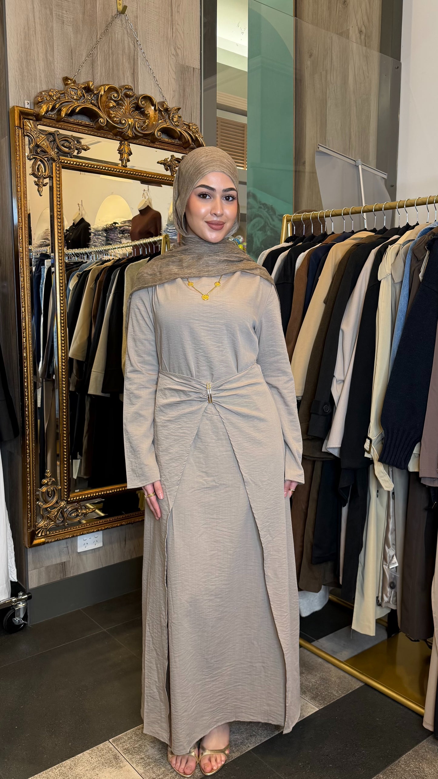 Mireya Drape Dress