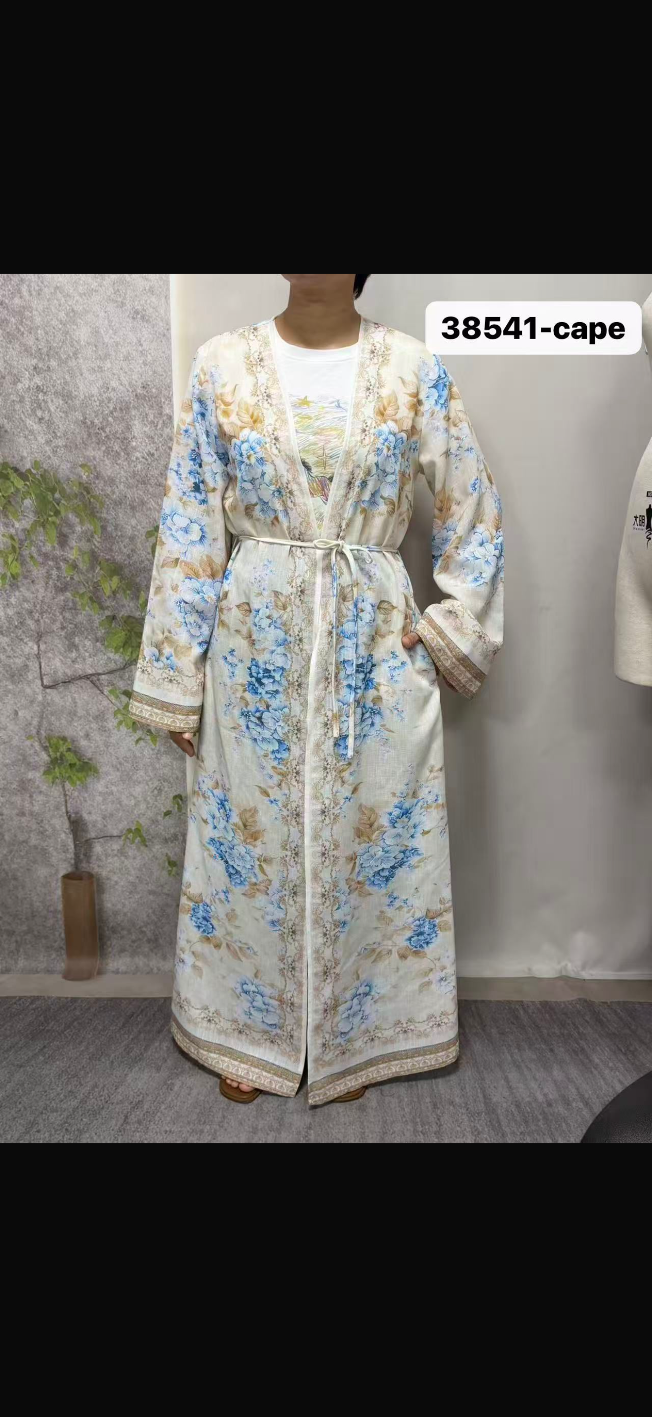Azalea floral cardigan