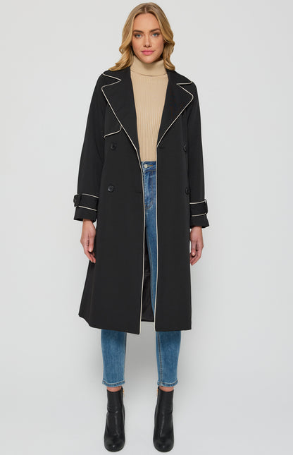 Camila Trench Coat- Black