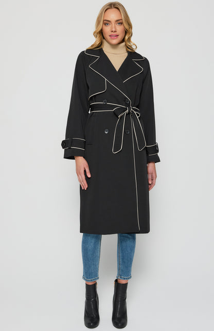 Camila Trench Coat- Black