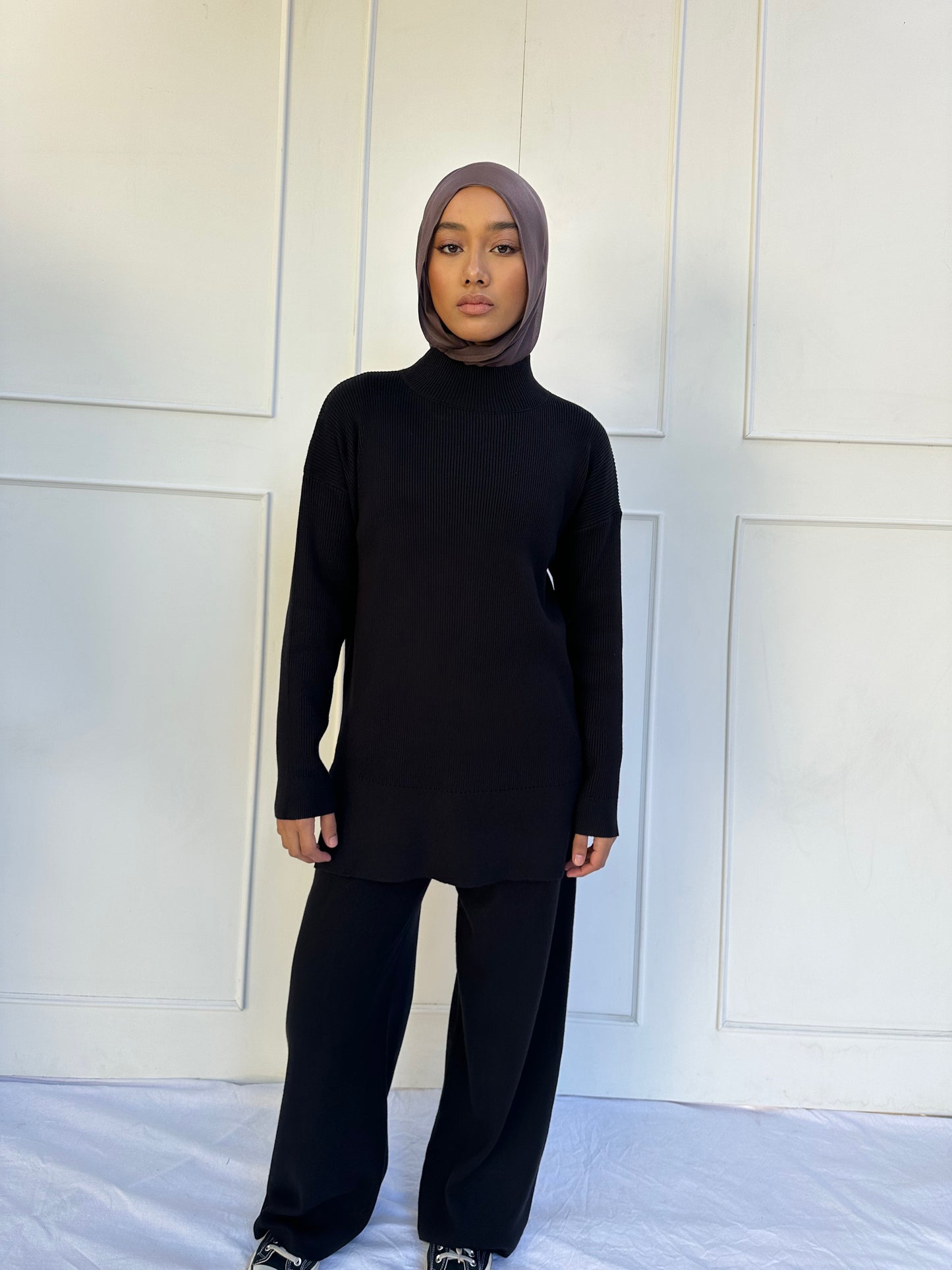 Mariam Knit Set Black