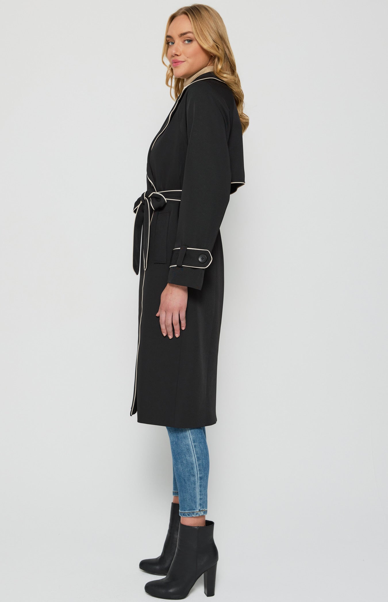 Camila Trench Coat- Black