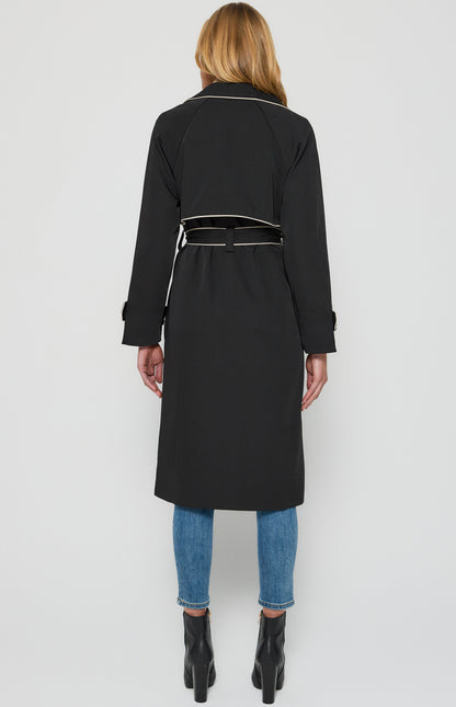 Camila Trench Coat- Black