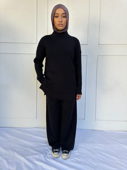 Mariam Knit Set Black