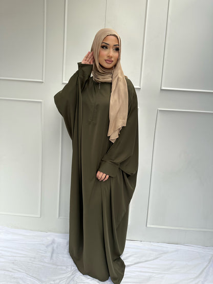 Yasmine Abaya Army Green