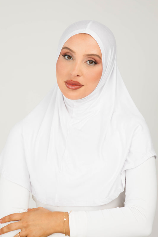 White School Hijab