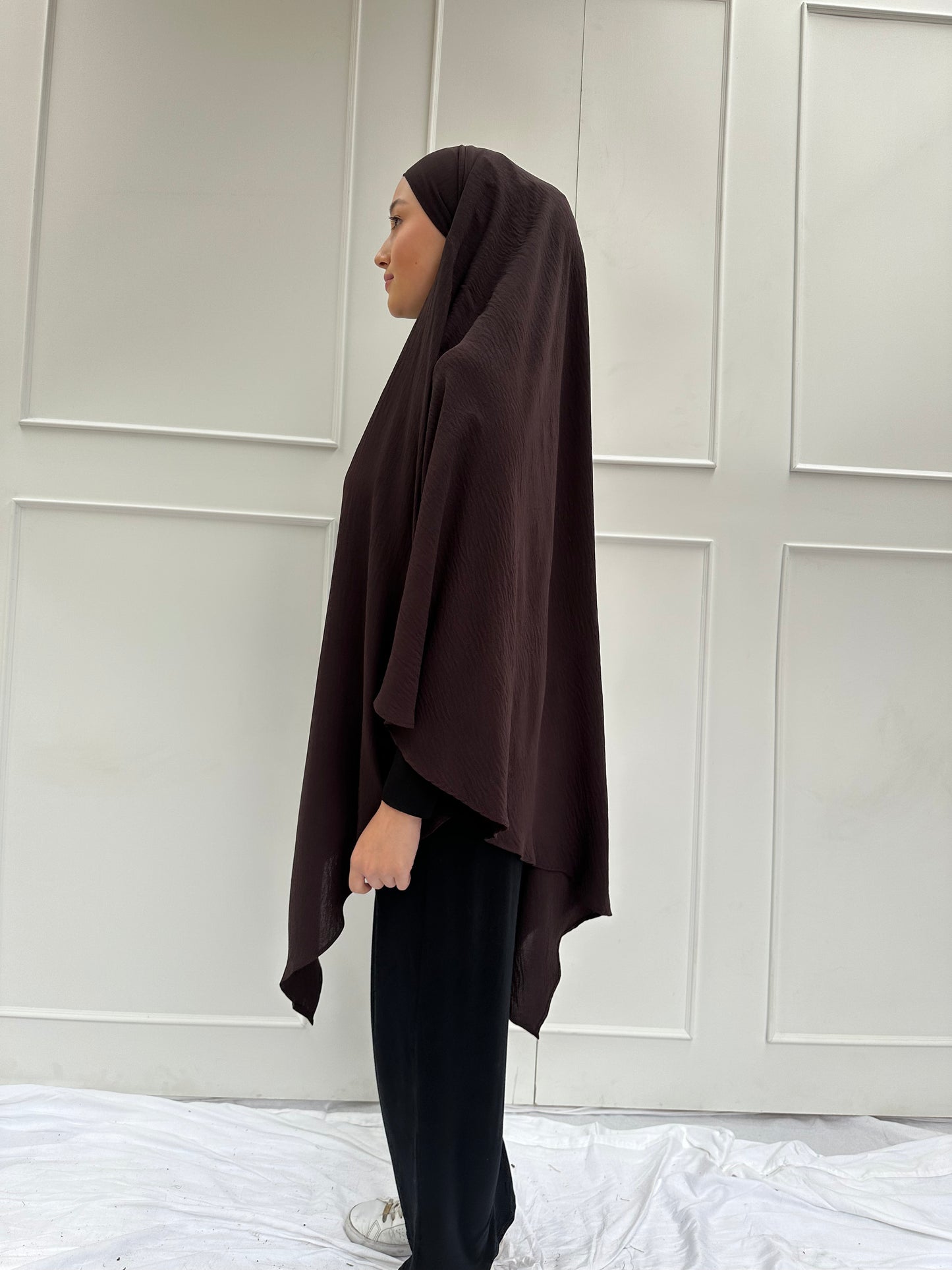 Khadija Khimar Dark Coffee