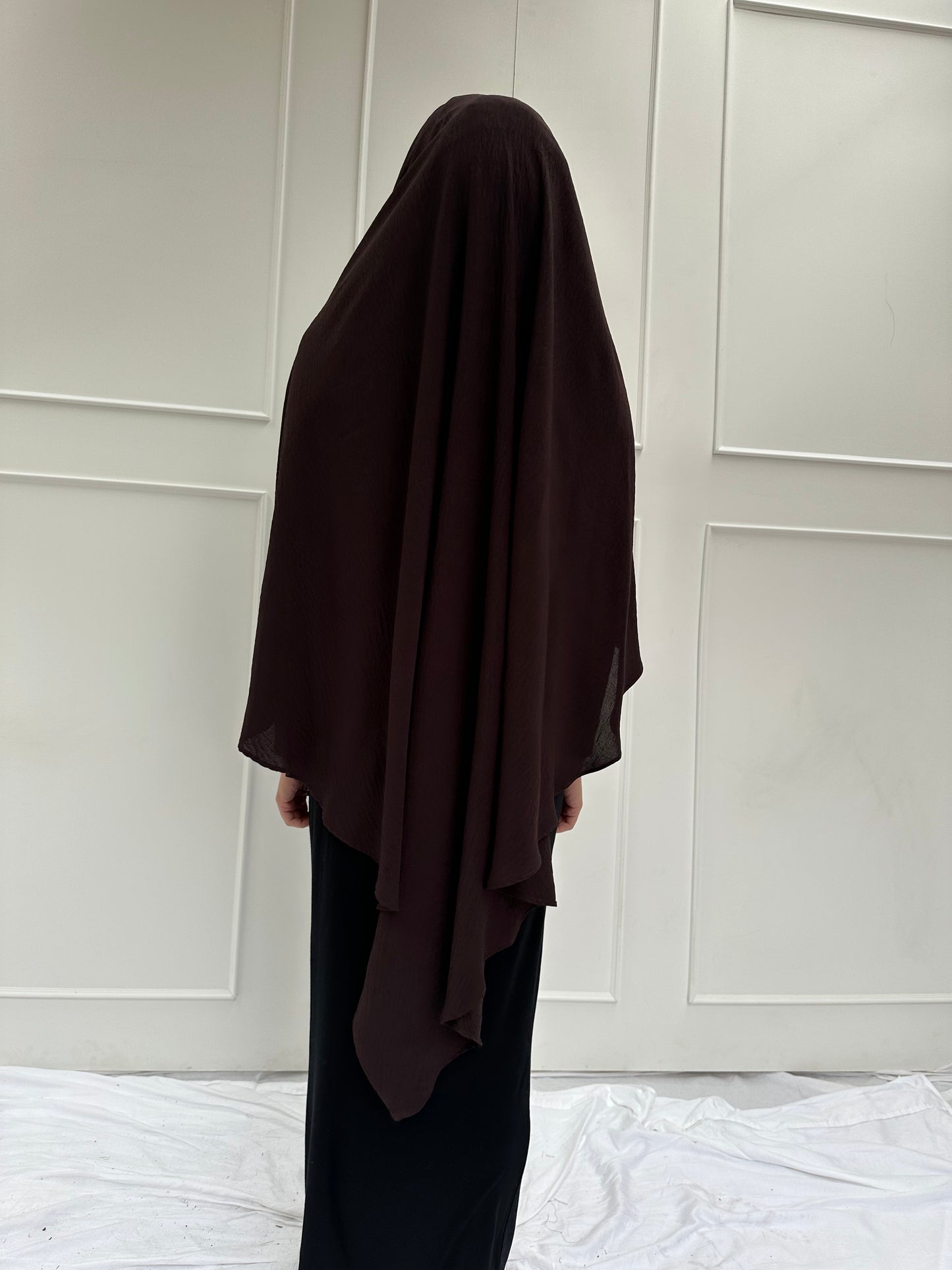 Khadija Khimar Dark Coffee